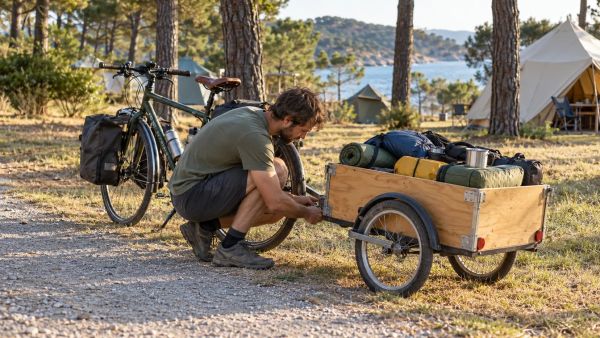 Fabrique ta remorque vélo DIY facilement avec des matériaux simples