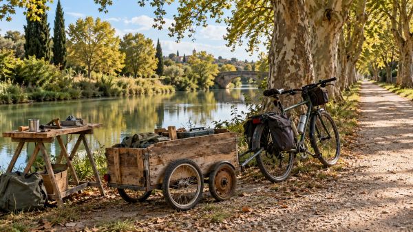 Fabrique ta remorque vélo maison facilement à partir de matériaux récupérés